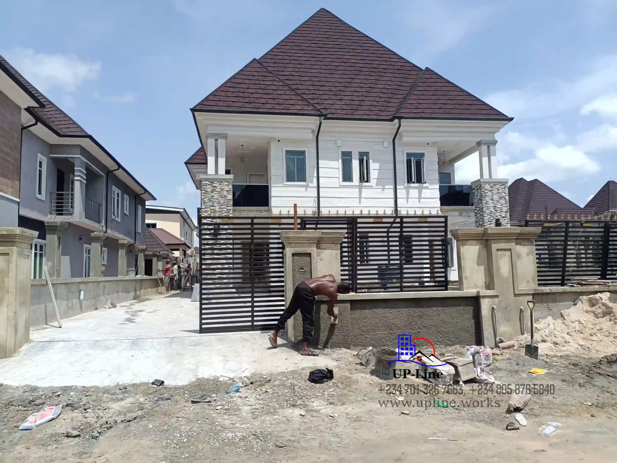 4 Bedroom duplex house plans in Nigeria