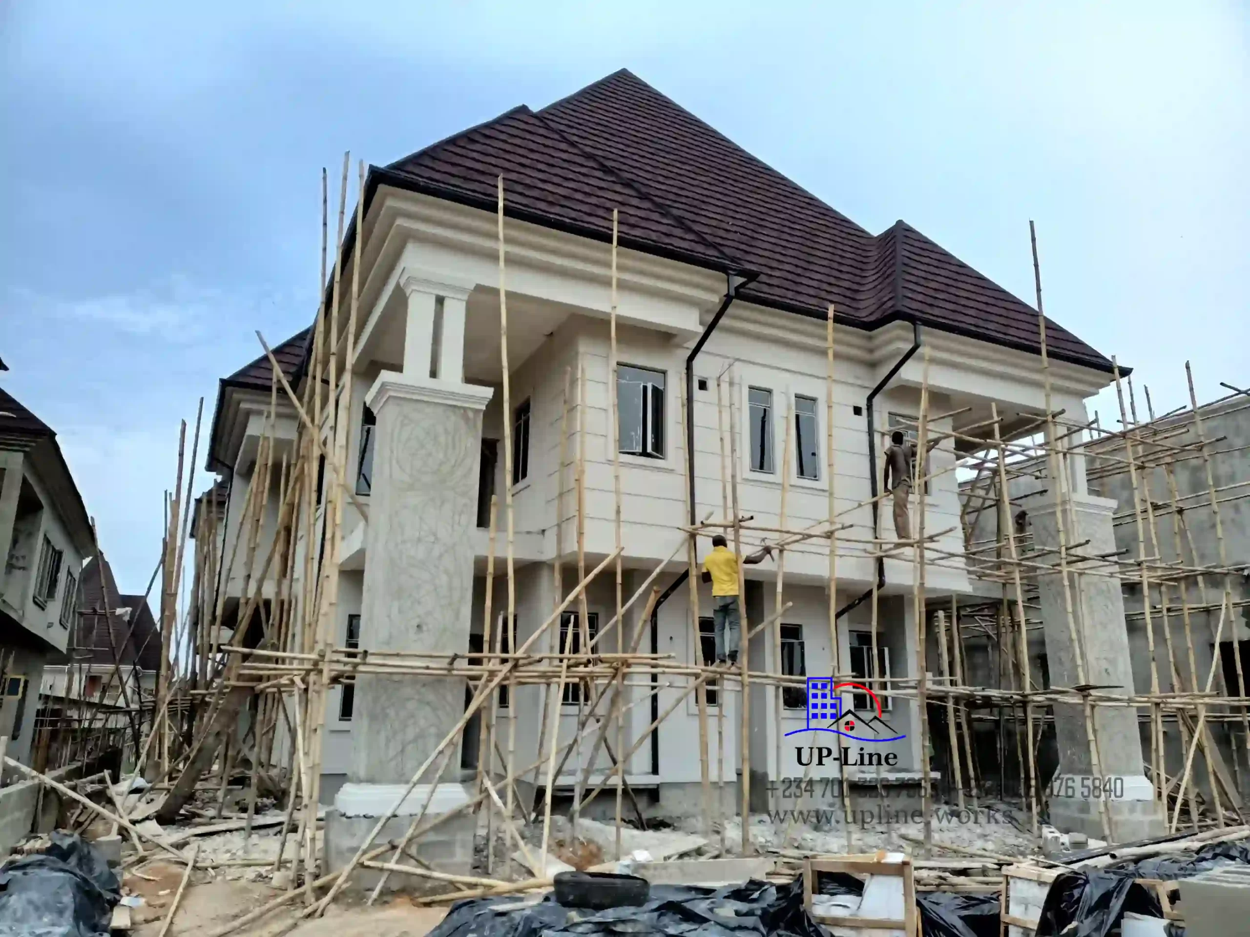 6 Bedroom duplex house plans in Nigeria
